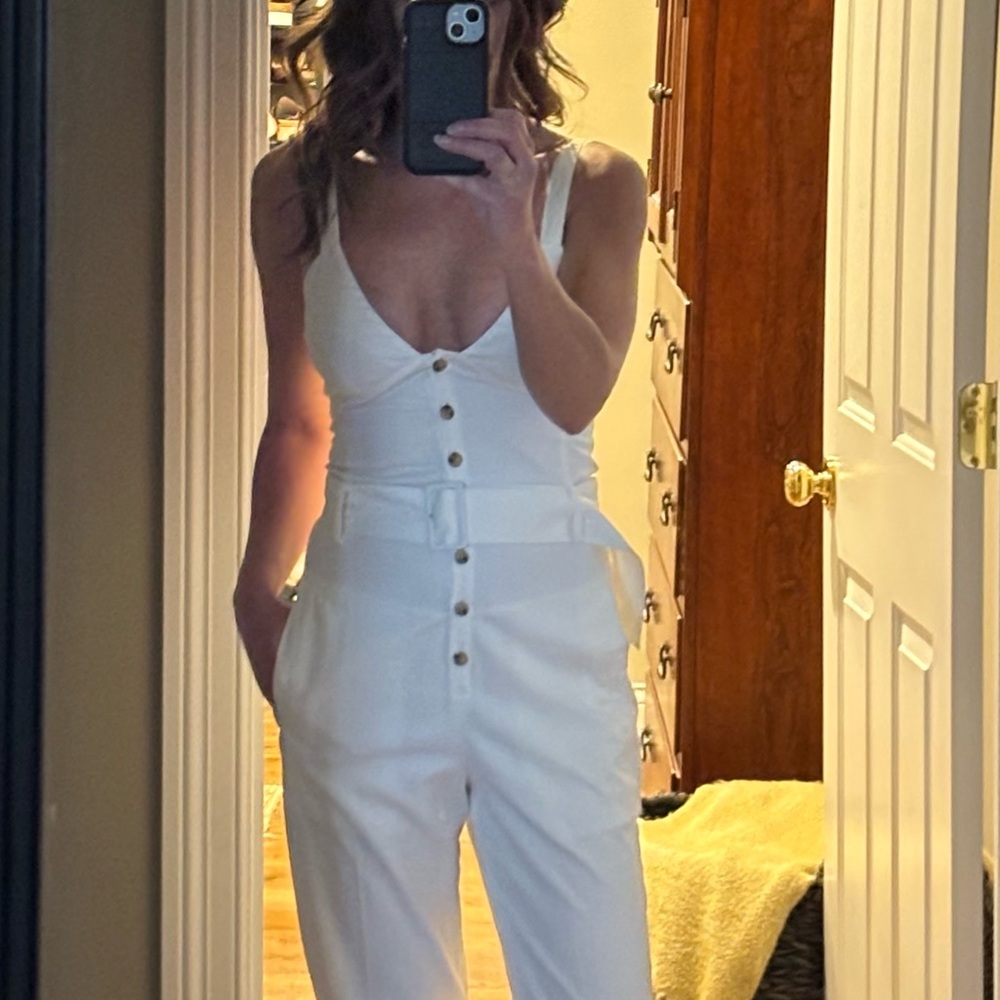 Reiss Sola Plunge Junpsuit